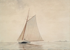 Sailing off Gloucester [ca. 1880] by Winslow Homer [1836–1910]